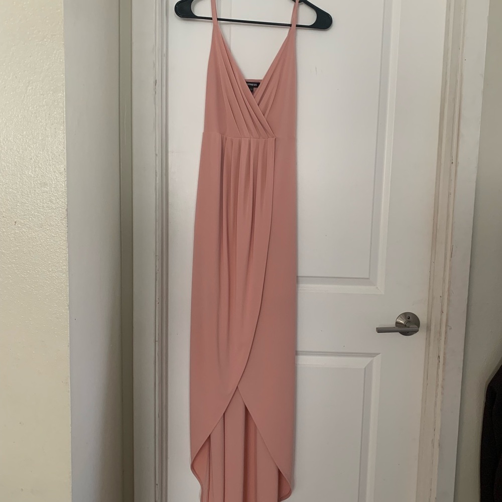 Express long slit dress